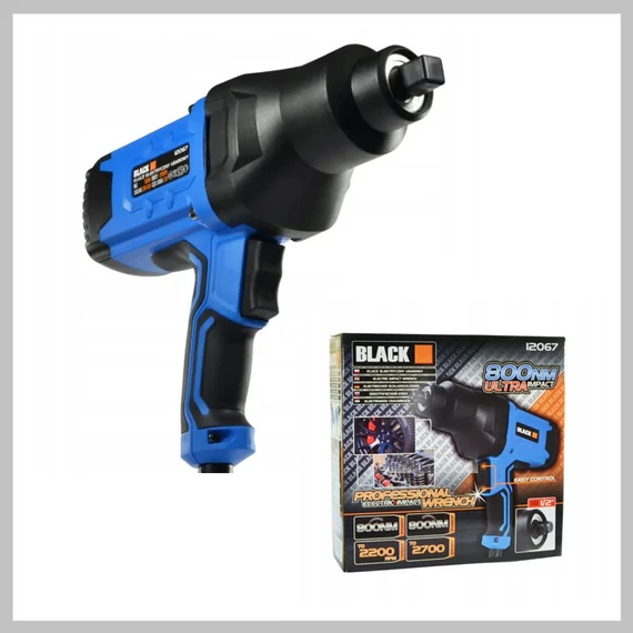 BLACK Pro Elektrický Rázový Utahovák 800 Nm – 12067