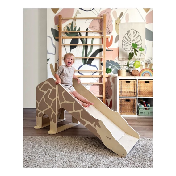 Vnitřní skluzavka Ve tvaru žirafy 139x75x59cm 12424