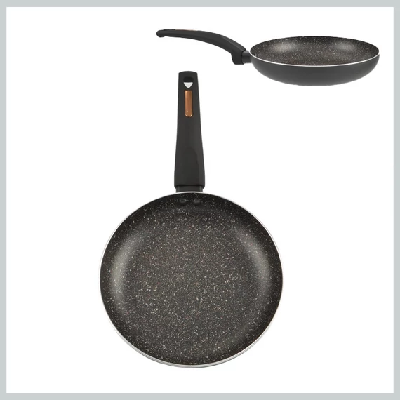 Hliníková nepřilnavá grilovací pánev Perfect Home Golden Line 24*2 cm indukce 12660