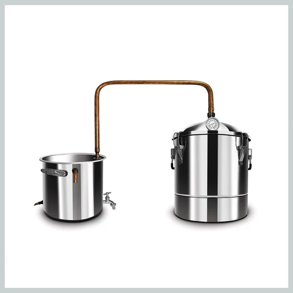 Perfektní domácí výrobník brandy 34 litrů inox 13299