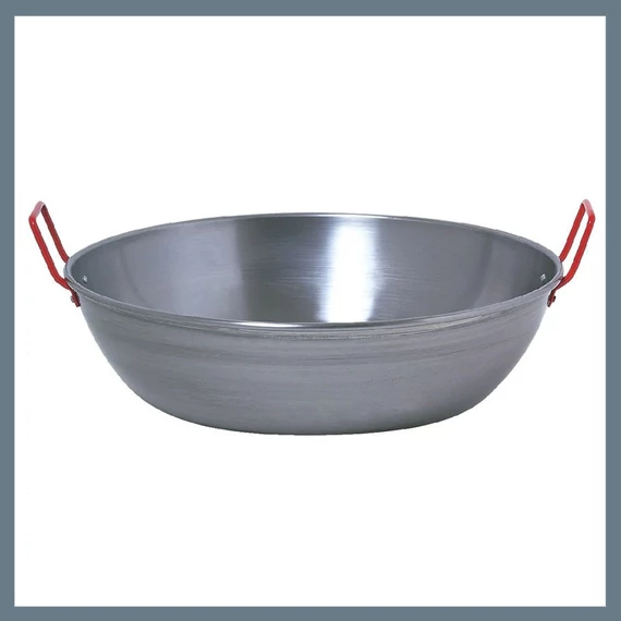 Paella pánev s ušima, leštěná ocel 20 cm 13408