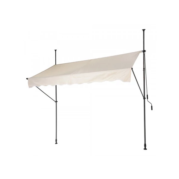 Slunečník - Krémový - 250 x 120 cm 15598,4