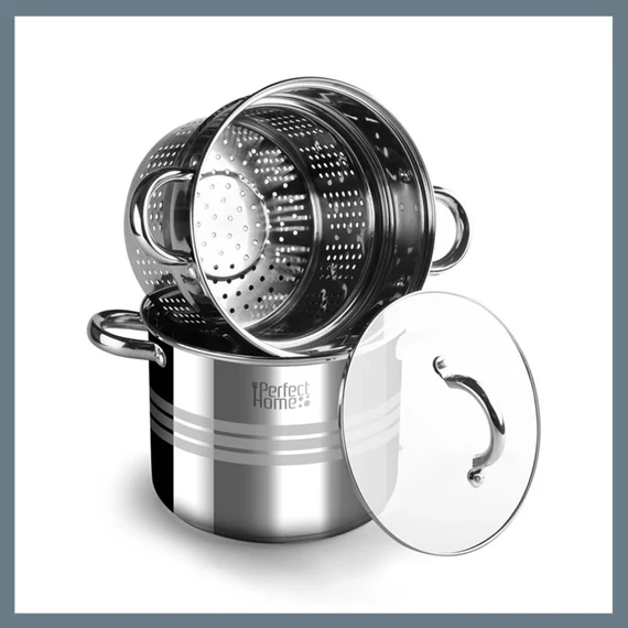 Perfect Home Nerezový hrnec na těstoviny 20×16 cm 14216