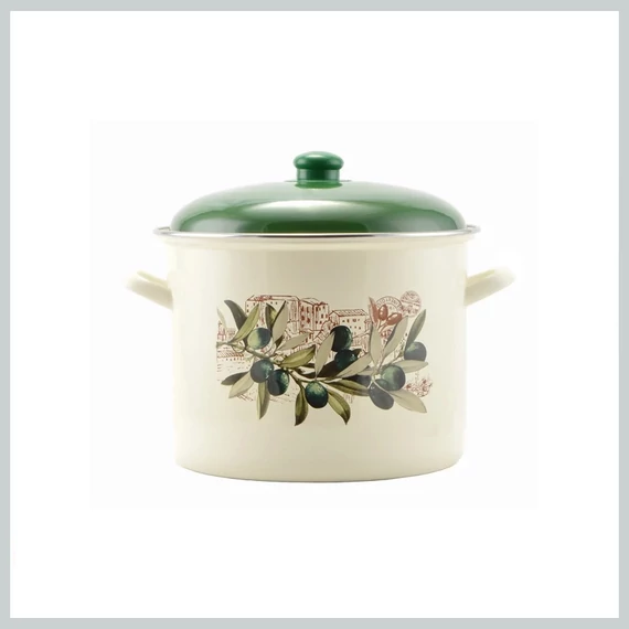 Perfect Home Oliva Smaltovaný hrnec 20 cm + poklička 14832