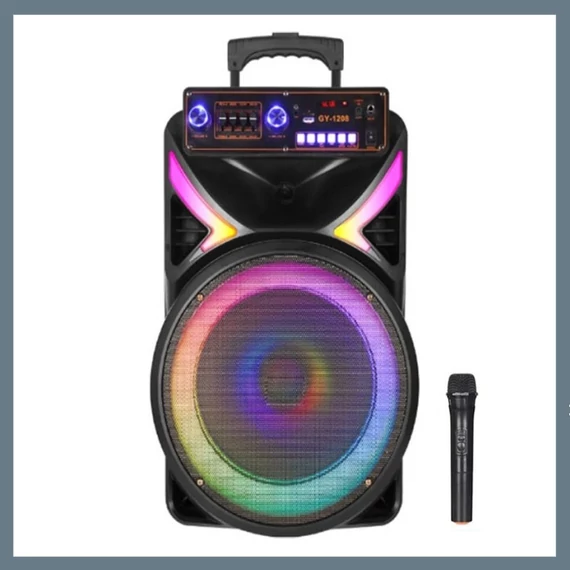 Přenosný Bluetooth Reproduktor s Bezdrátovým Mikrofonem GY-1208