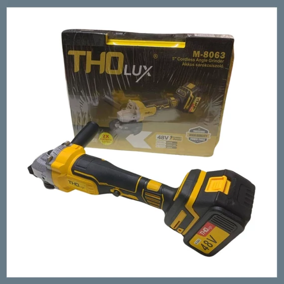 THO Lux Akumulátorová úhlová bruska, flex - 48V - 2 akumulátory M-8063