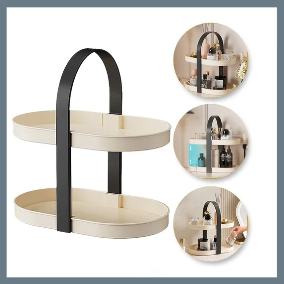 Elegantní úložný stojan, dvoupatrový CB57
