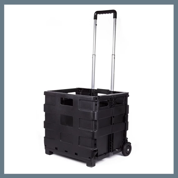 Skládací velký nákupní vozík 006862