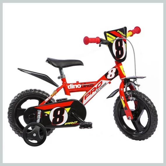 DINO Bikes - Dětské kolo 12" 123GLN - červené 2017 123118
