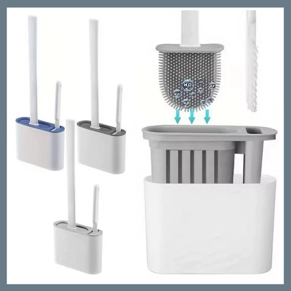 2v1 silikonová WC štětka CBXJ5340