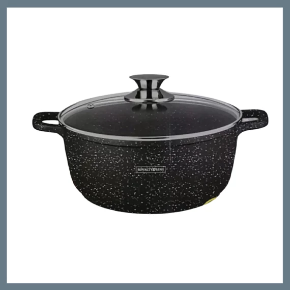 Royalty Line hrnec s mramorovým povrchem a poklicí, 44 cm, 24L RL-BS44MG