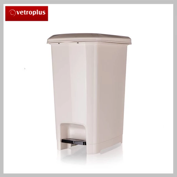 BRILANZ Pedálový odpadkový koš STEP 15 litrů, krémový 43931252