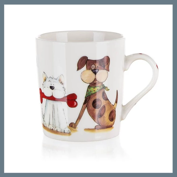 BANQUET DOG keramický hrnek, 250 ml 60221596D