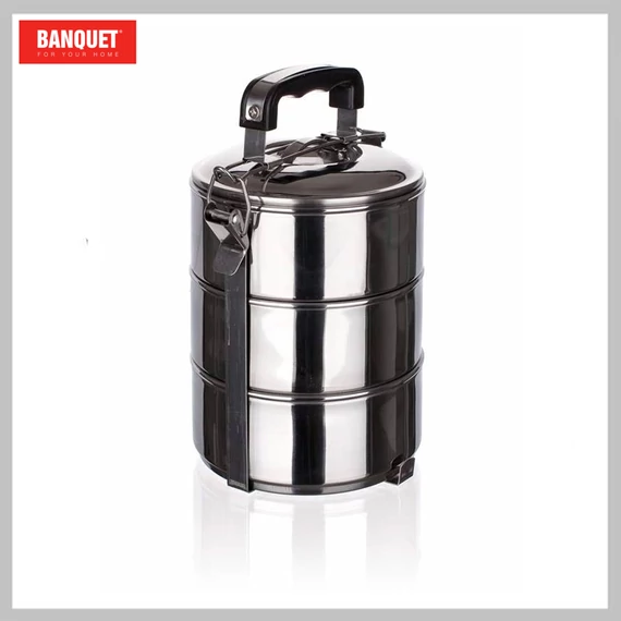 BANQUET Nerezový podnos na potraviny, 3 kusy 48220003