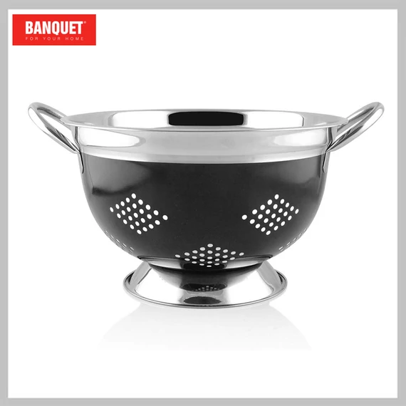 Banquet Nerezové cedník AVANZA 21 cm, šedý 15851822GR