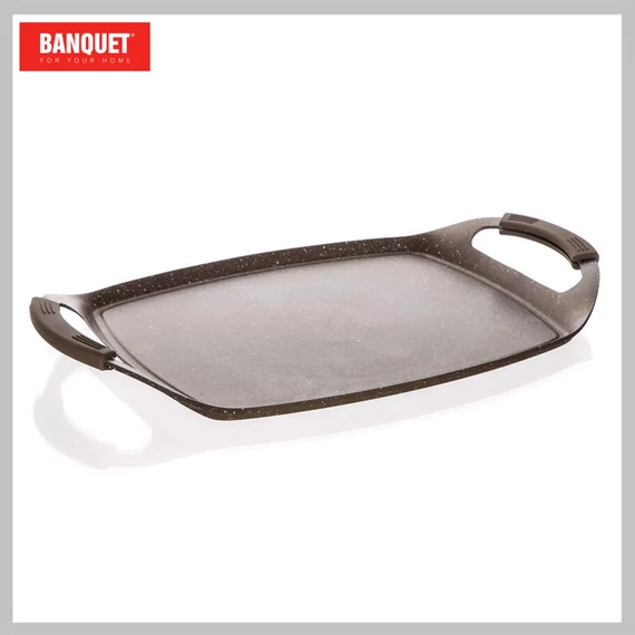 BANQUET Grilovací deska GRANITE Tmavě hnědá 47 x 28 cm 40051411
