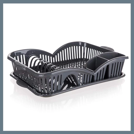 BANQUET myKITCHEN plastový odkapávač na nádobí, 45 x 31 x 8 cm, antracit 55071768