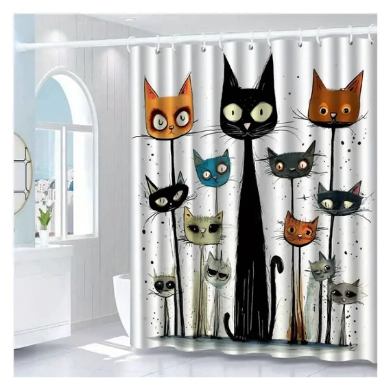 CATS polyester sprchová závěs RK640762