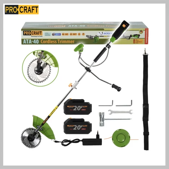 PROCRAFT akumulátorová křovinořezová sada ATA-40C