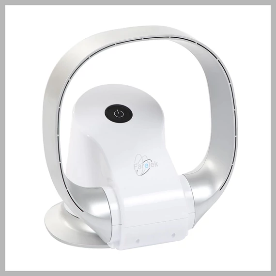 FARELEK - SILENT-AIR RING bezlopatkový stolní ventilátor 26W 112035