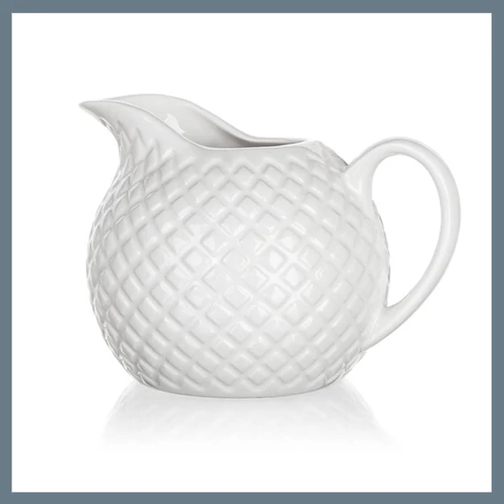 BANQUET DIAMOND LINE keramická mléčenka, 11,7 x 7,5 cm, bílá 60322131