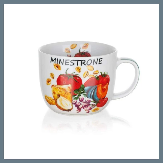 BANQUET Porcelánová polévková miska s uchem, 730 ml 60JG001MPN