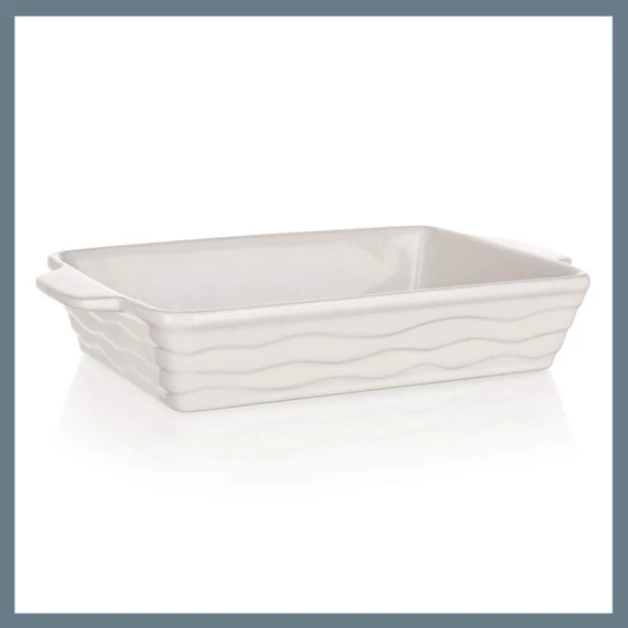 BANQUET Obdélníková zapékací mísa CULINARIA bílá 24 x 14,5 cm 60ZF02