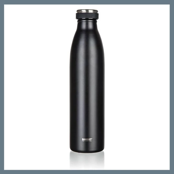 BANQUET SANS nerezová termoska 750 ml, černá 48786258