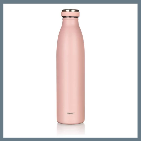BANQUET SANS nerezová termoska 750 ml, lososová 48786259
