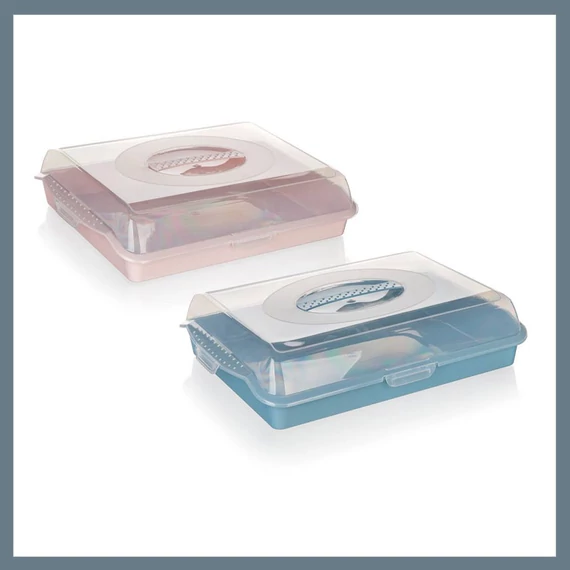 BANQUET CULINARIA plastový tác s víkem 45 × 35 × 10,5 cm, mix barev 55079081
