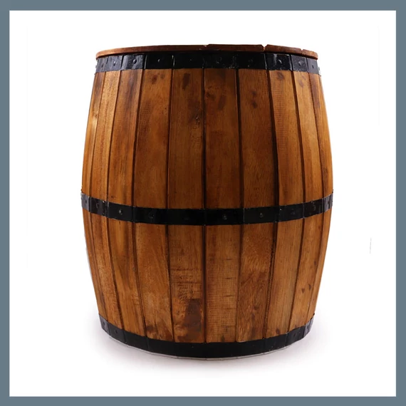 Stůl ze sudu na pivo a držák na slunečník 60 × 48,5 cm BTS-05