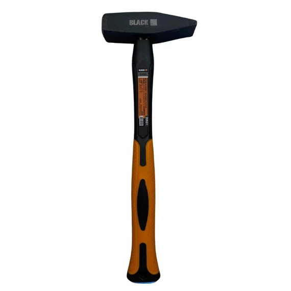 BLACK Zámečnické kladivo s fiberglassovou rukojetí – 500 g 20521