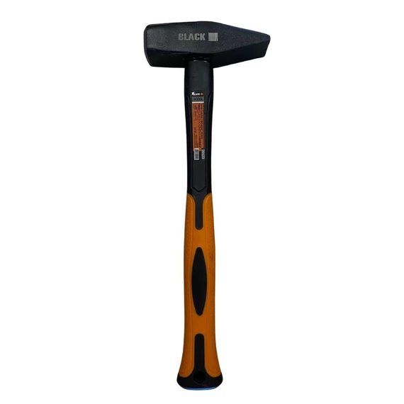 BLACK Zámečnické kladivo s fiberglassovou rukojetí – 800 g 20523