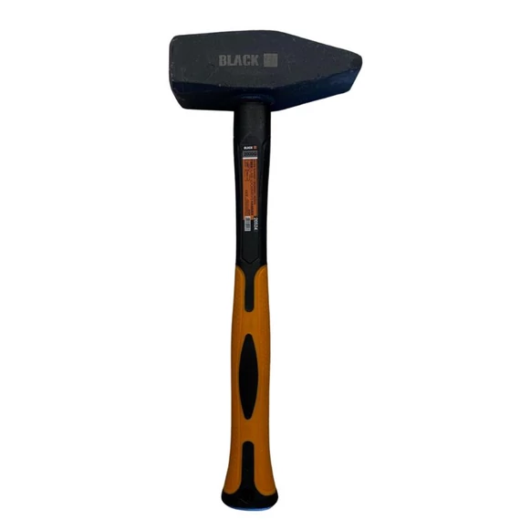 BLACK Zámečnické kladivo s fiberglassovou rukojetí – 2000 g 20524