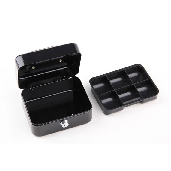 Vorel Pokladna 150 × 120 × 80 mm – černá TO-78620