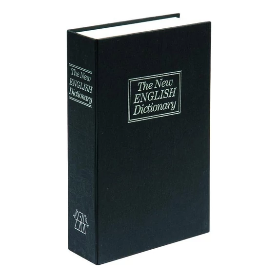 Vorel Trezor ve tvaru knihy – 240 × 155 × 55 mm, černý TO-78633