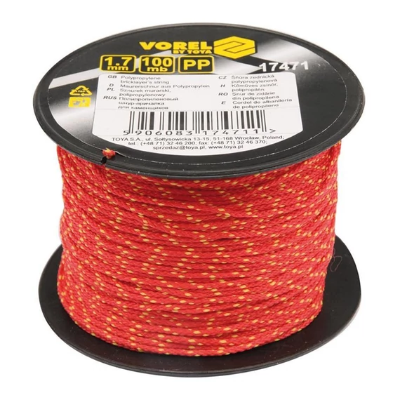 PP zednická šňůra 1,7 mm × 100 m TO-17471