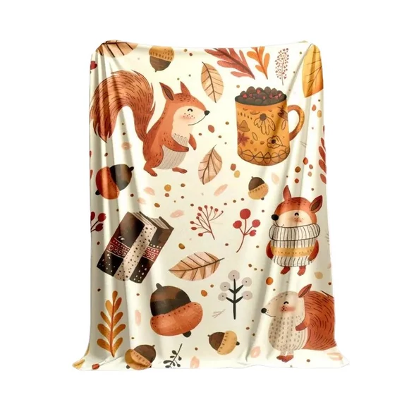 Podzimní flanelová deka 130×150 cm AD1525760