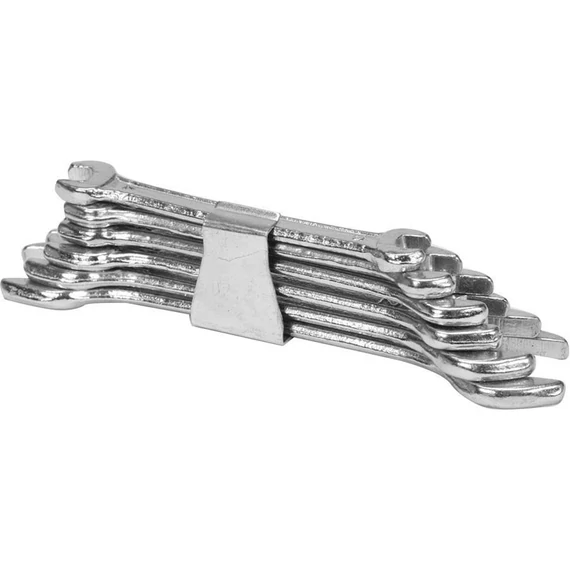 VOREL Sada oboustranných vidlicových klíčů – 6 ks (6–17 mm) TO-50560