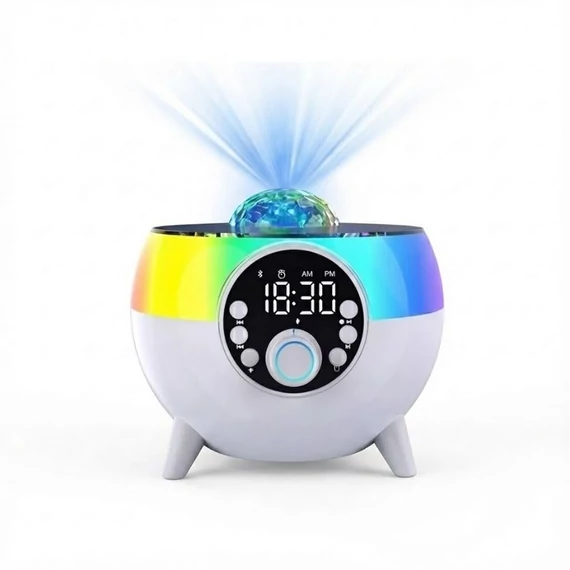 Starry Sky Light Bezdrátová Nabíječka a Bluetooth Reproduktor BT-2203 RGB