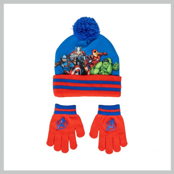 2dílná sada Avengers – čepice a rukavice pro chlapce 2200010261