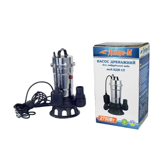 DNIPRO nerezové čerpadlo na odpadní vodu 2750BT