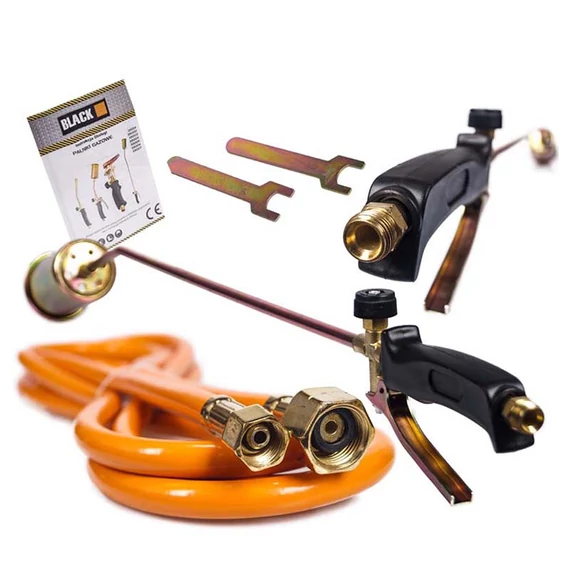 ČERNÝ RUČNÍ PLYNOVÝ HOŘÁK 39004