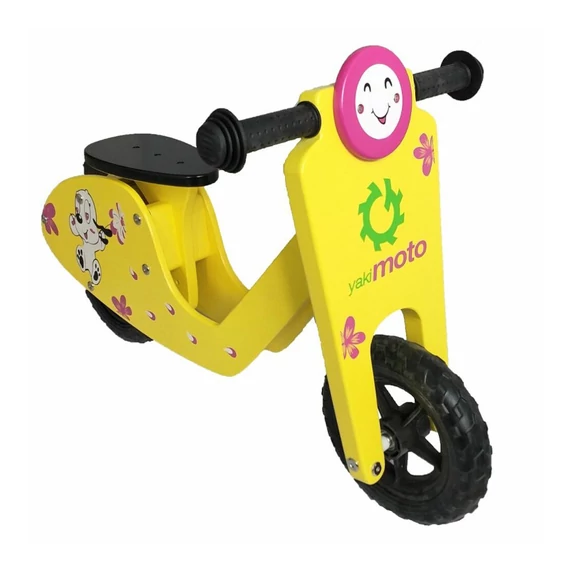 Yakimoto Allegro dětské dřevěné odrážedlo žluté 5035