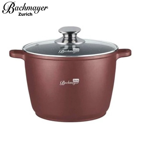 Bachmayer Hluboký hrnec s nepřilnavým mramorovým povrchem 32 cm BM-7882-32