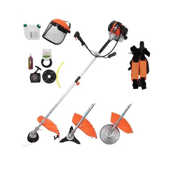 Midori-JAPAN benzinová sekačka na trávu 6,2 HP, s 12 příslušenstvím CTBC520
