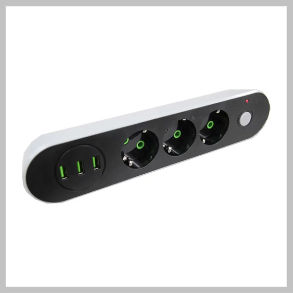 Prodlužovací přívod s 2 USB porty CX-E103