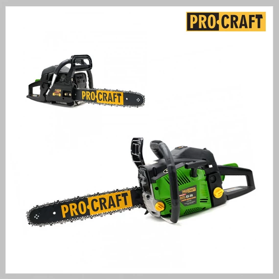 Procraft benzinová řetězová pila 52 ccm GS50