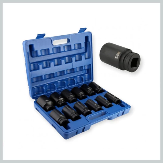 Haina HA-0050 sada nástrčných klíčů 12 ks 1" 24–41 mm