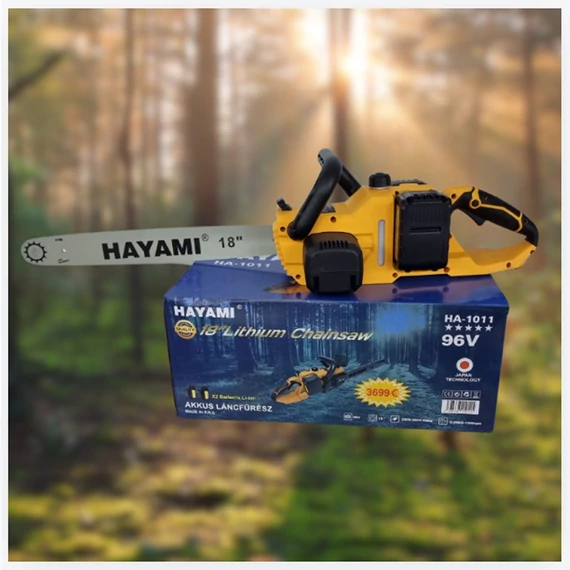HAYAMI Elektrická řetězová pila 96V se 2 akumulátory HA-1011